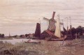 Un molino de viento en Zaandam Claude Monet